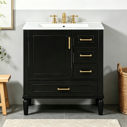 Sink vanity black - sink,