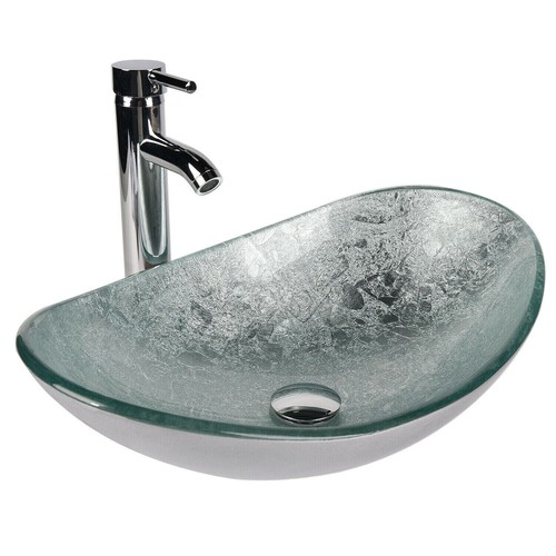 Bathroom sink vessel - sink, oval