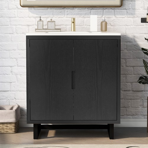 Modern bathroom vanity set - 30",