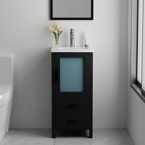 Bathroom vanity with sink - 16",