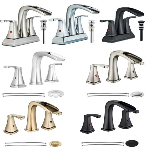 Widespread bathroom faucet set - bathroom,