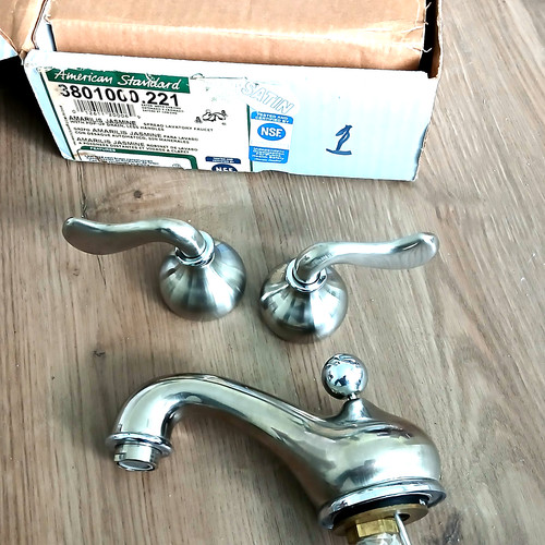 Bath lavatory sink faucet set - lavatory,